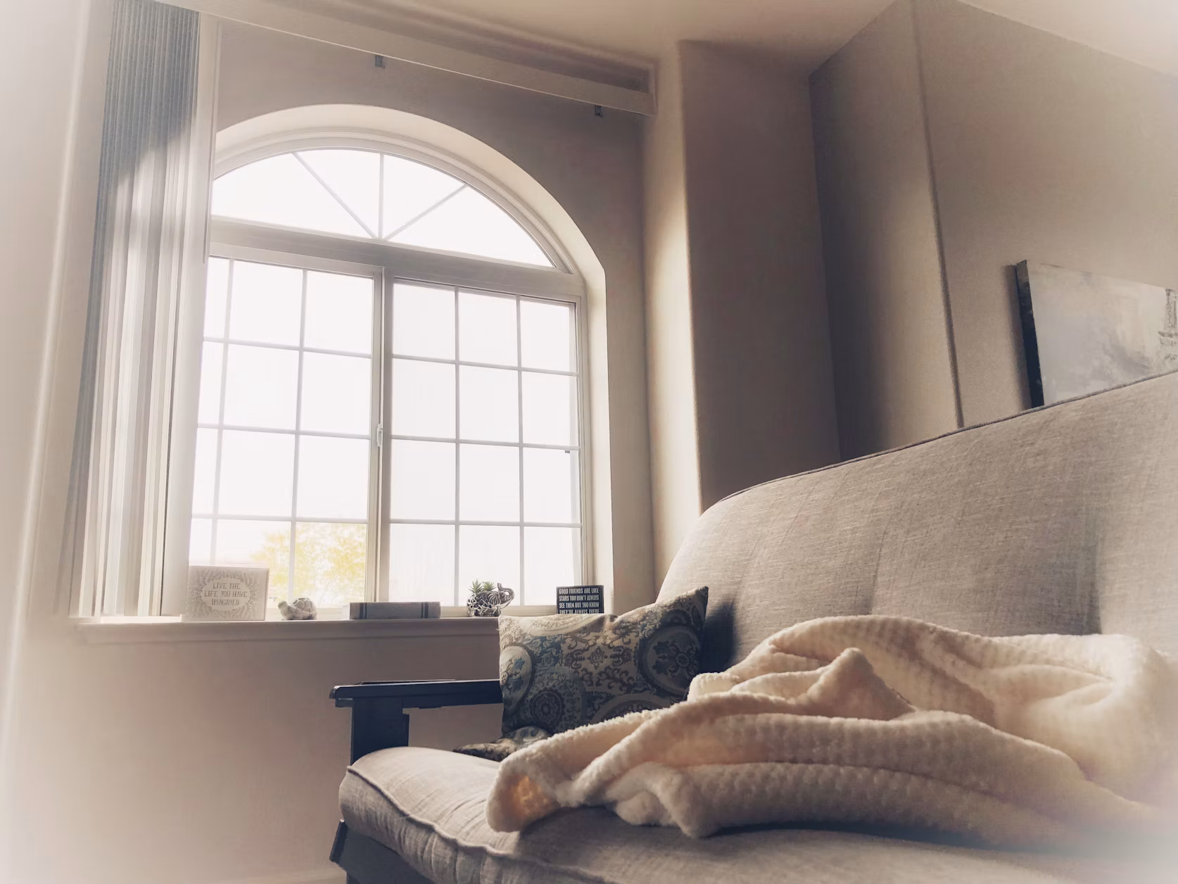 Soft ethereal florals in warm light